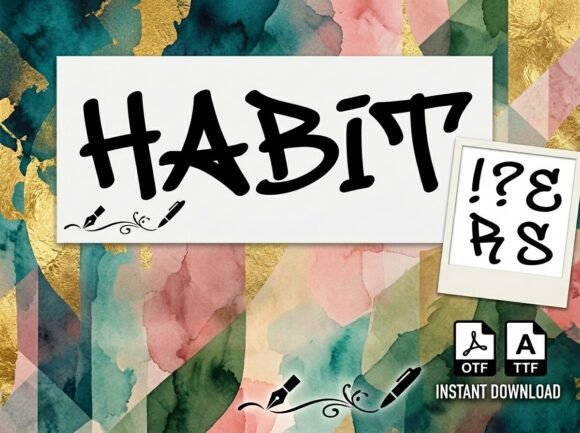 Habit Font - Featured Image