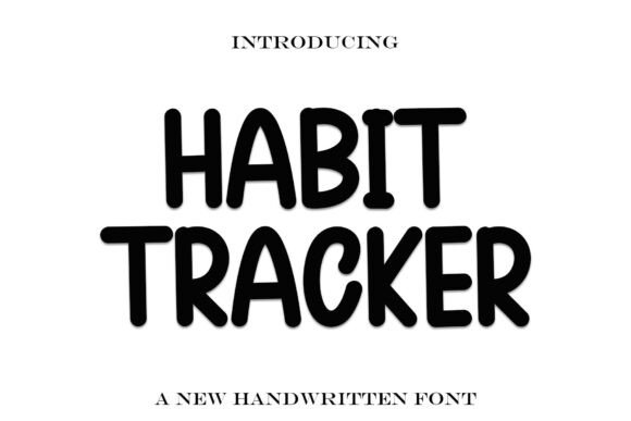 Habit Tracker Font - Featured Image