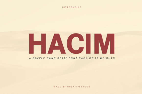 Hacim Family Font - Featured Image