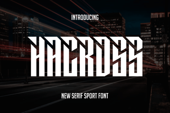 Hacross Font - Featured Image