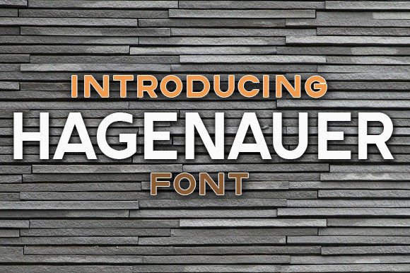 Hagenauer Font - Featured Image