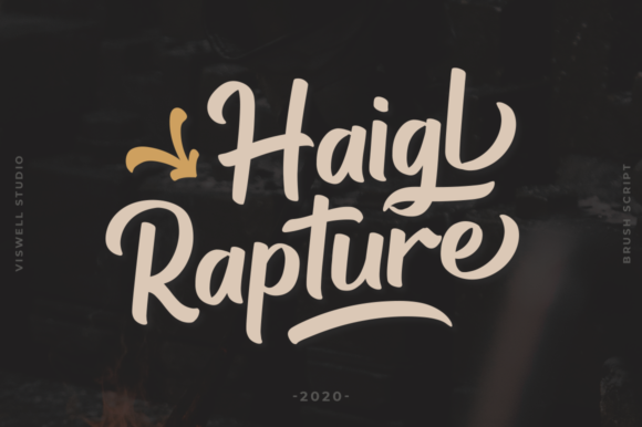 Haigl Rapture Font - Featured Image