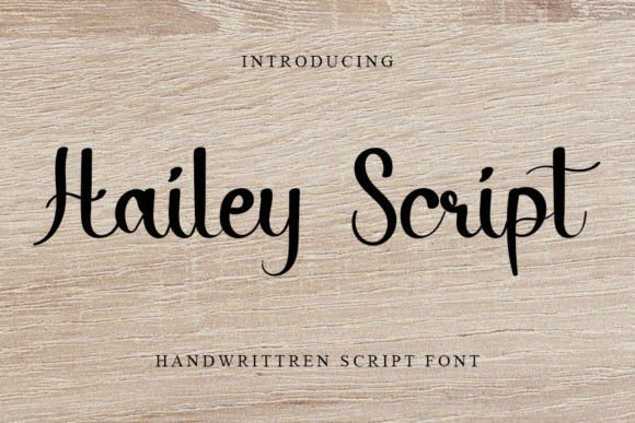 Hailey Script Font - Featured Image