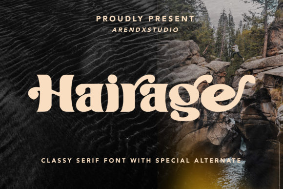 Hairage Font - Featured Image