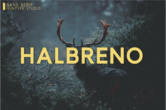 Halbreno Font - Featured Image