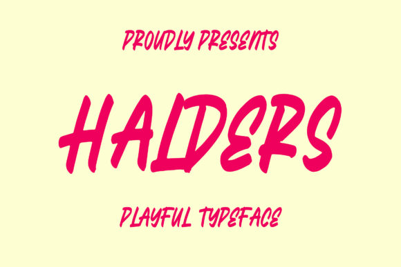 Halders Font - Featured Image
