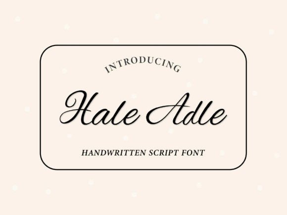 Hale Adle Font - Featured Image