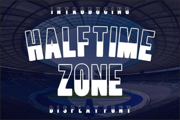 Halftime Zone Font - Featured Image