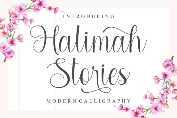 Halimah Stories Font - Featured Image