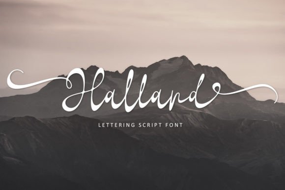 Halland Font - Featured Image