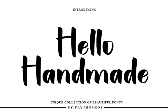 Hallo Handmade Font - Featured Image