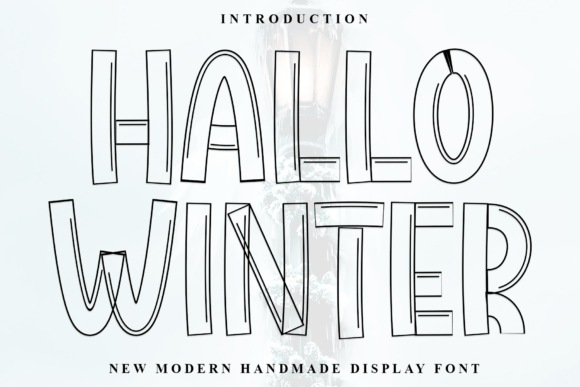 Hallo Winter Font - Featured Image