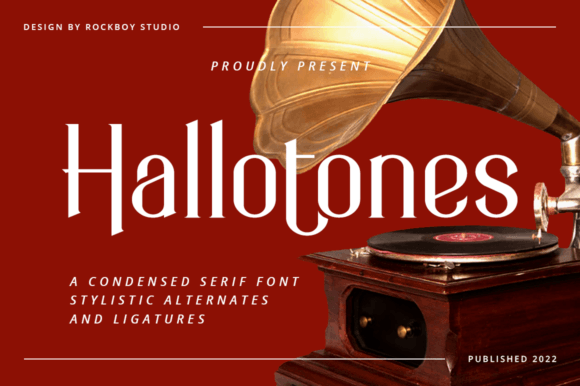 Hallotones Font - Featured Image