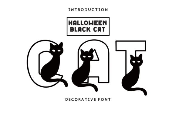 Halloween Black Cat Font - Featured Image