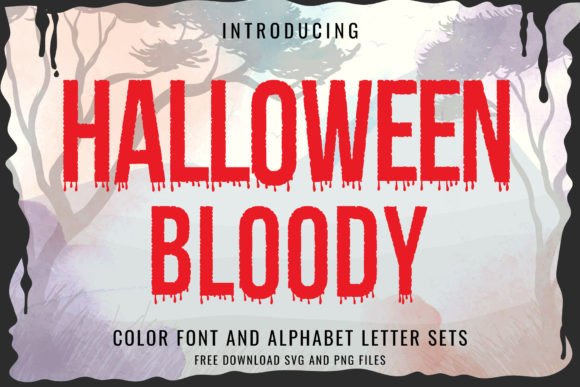 Halloween Bloody Font - Featured Image