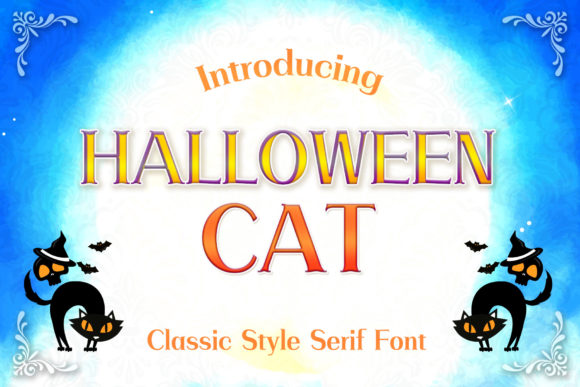 Halloween Cat Font - Featured Image