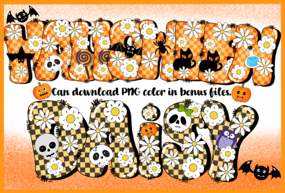 Halloween Daisy Font - Featured Image