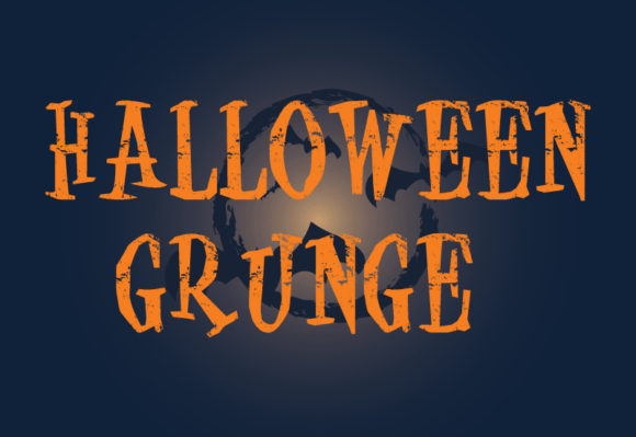 Halloween Grunge Font - Featured Image