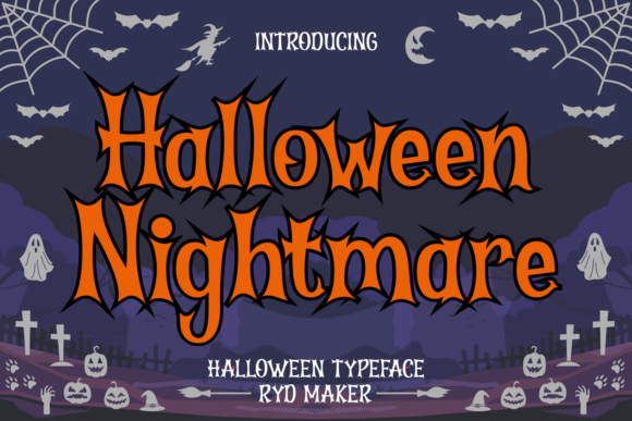 Halloween Nightmare Font - Featured Image