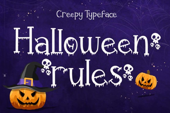 Halloween Rules Font - Featured Image