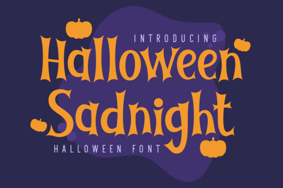 Halloween Sadnight Font - Featured Image