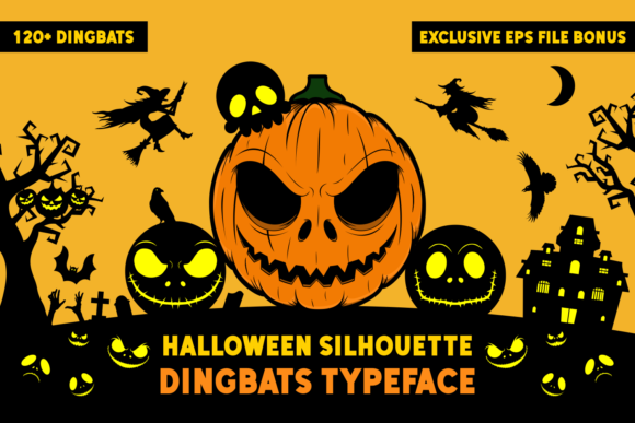 Halloween Silhouette Font - Featured Image