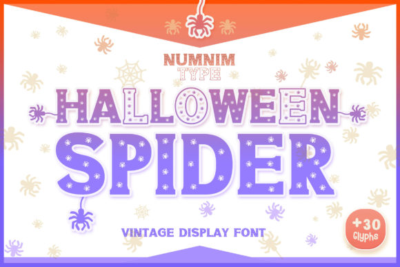 Halloween Spider Font - Featured Image