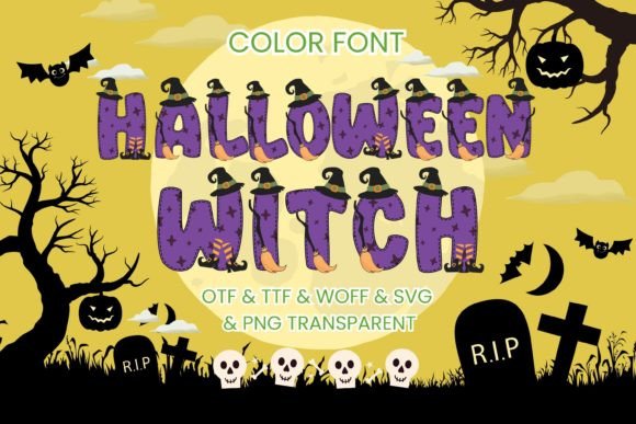 Halloween Witch Font - Featured Image