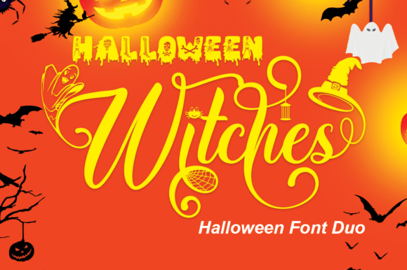 Halloween Witches Duo Font - Featured Image