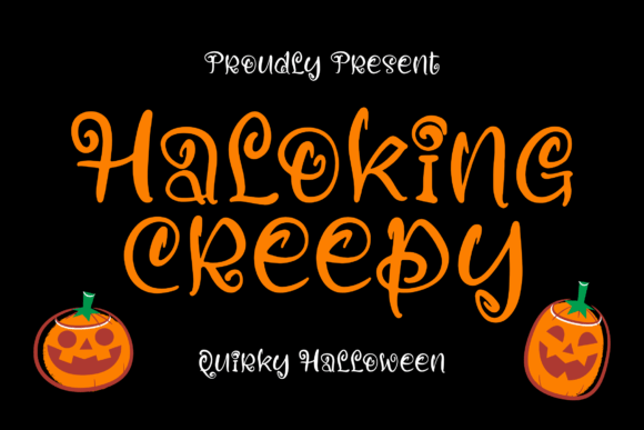 Haloking Creepy Font - Featured Image