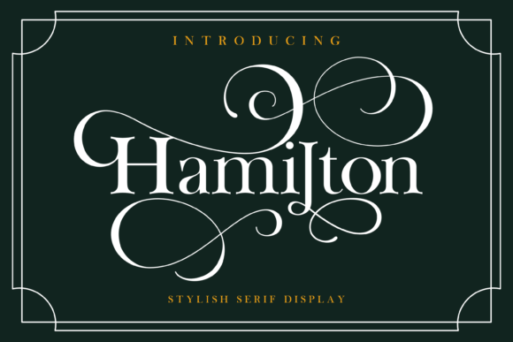Hamilton Font - Featured Image