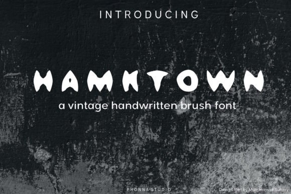 Hamktown Font - Featured Image