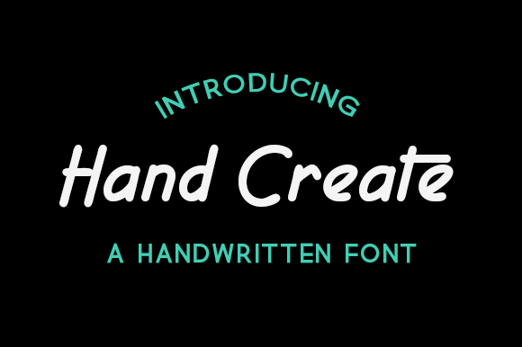 Hand Create Font - Featured Image
