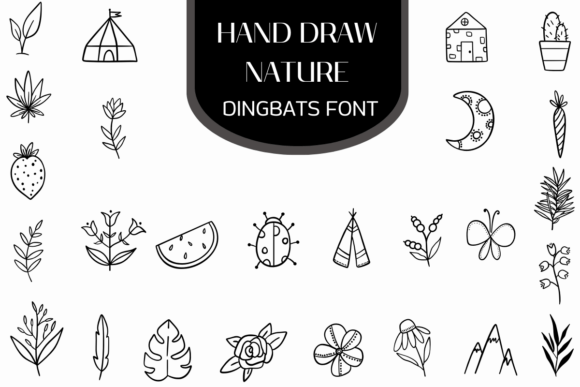 Hand Draw Nature Font - Featured Image
