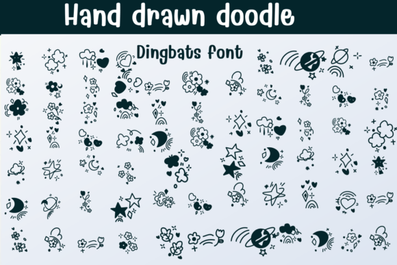 Hand Drawn Doodle Font - Featured Image