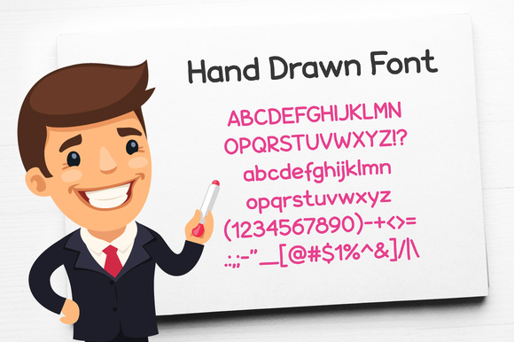 Hand Drawn Font - Featured Image