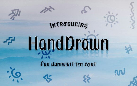 Hand Drawn Font - Featured Image