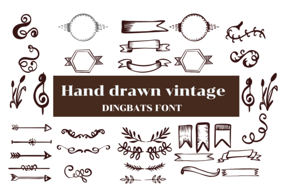Hand Drawn Vintage Font - Featured Image