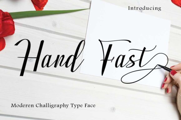 Hand Fast Font - Featured Image