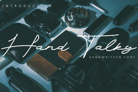 Hand Talky Font - Featured Image