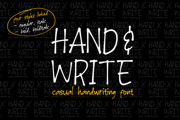 Hand and Write Font - Featured Image
