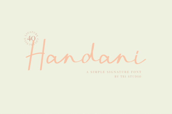 Handani Font - Featured Image