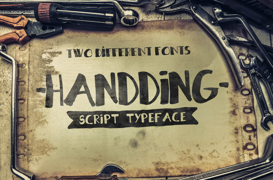 Handding Font - Featured Image