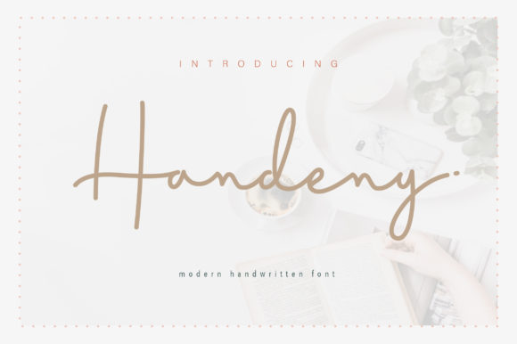 Handeny Font - Featured Image