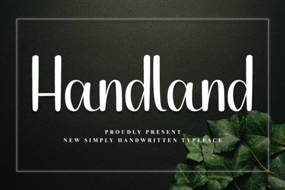 Handland Font - Featured Image