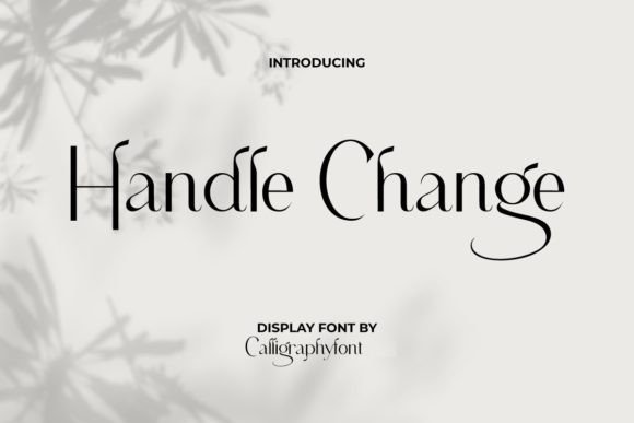 Handle Change Font - Featured Image