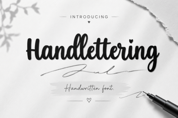 Handlettering Font - Featured Image