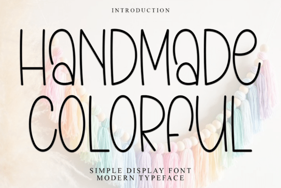 Handmade Colorful Font - Featured Image