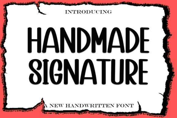 Handmade Signature Font - Featured Image