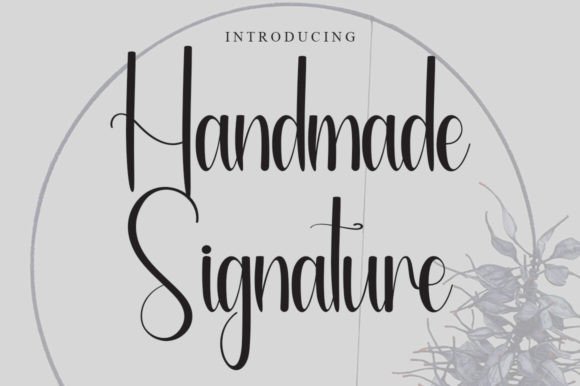 Handmade Signature Font - Featured Image